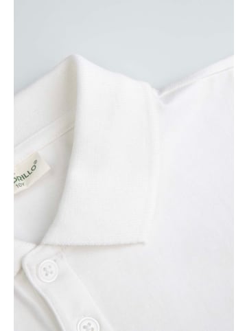 Coccodrillo Kurzarm-Poloshirt in weiß
