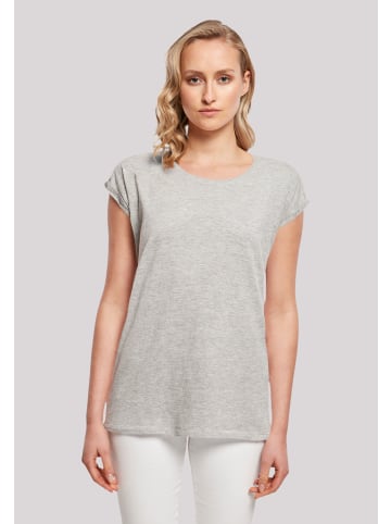 F4NT4STIC Extended Shoulder T-Shirt Discover the world in grau meliert