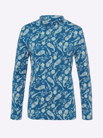 Sieh an! Sweatshirt in topas-kalkmint-bedruckt