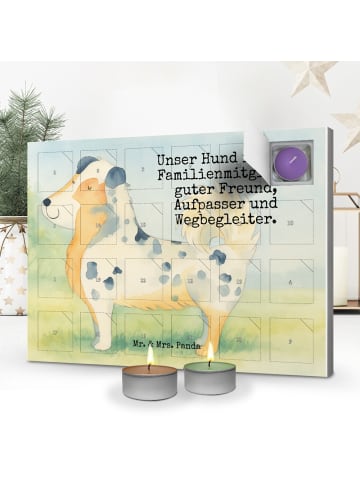 Mr. & Mrs. Panda Adventskalender Hund Australien Shepherd Design... in Weiß