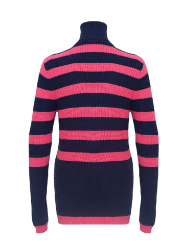 SCHIETWETTER Rollkragen "Sontje" in navy-pink