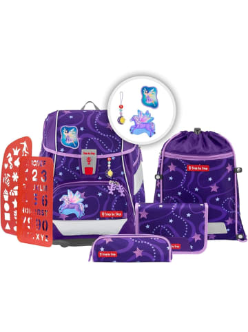 Step by Step 2IN1 PLUS Schulranzen-Set Pegasus Emily 6-teilig in lila