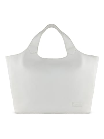 Bugatti Elsa Shopper Tasche L Leder 50 cm Laptopfach weiß
