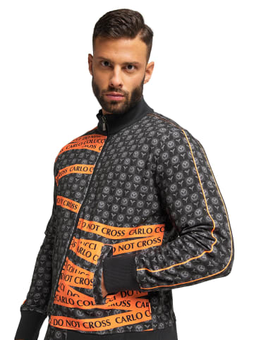 Carlo Colucci Sweatjacke Dallacosta in Schwarz