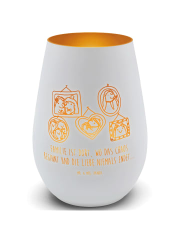 Mr. & Mrs. Panda teelichtglas Igel Familie mit Spruch in Weiß