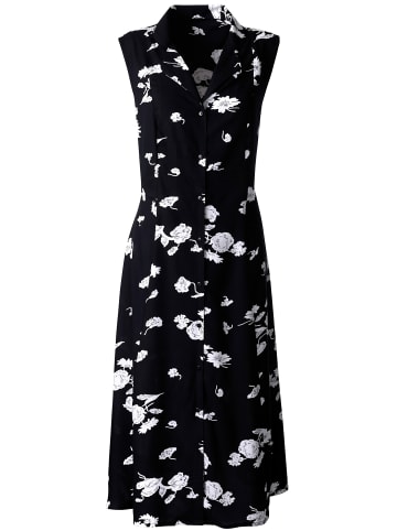 Sieh an! Druckkleid in schwarz-weiß