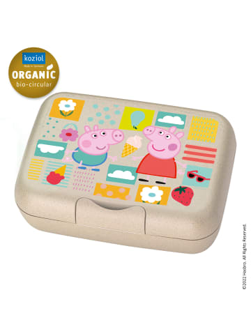 koziol CANDY L PEPPA PIG - Lunchbox mit Trennschale in organic sand