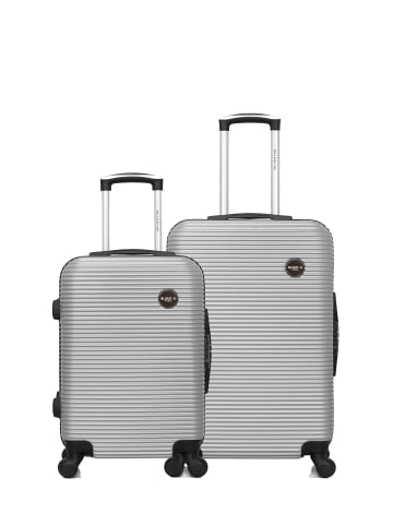 BlueStar 2 tlg. Kofferset LONDON in Grau (64L/37L)