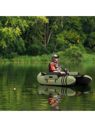 COSTWAY Schlauchboot aufblasbar bis 150kg in Grün