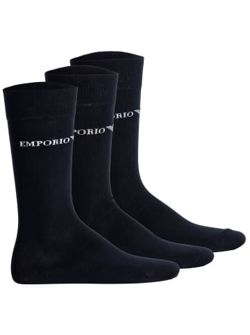 Emporio Armani Socken 3er Pack in Schwarz