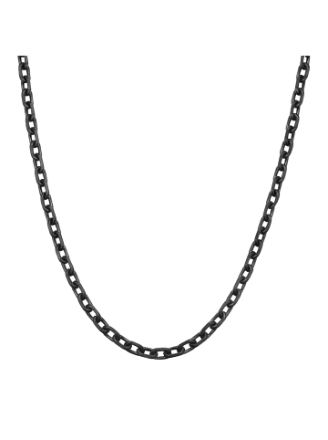 True Rebels Kette aus Edelstahl in schwarz