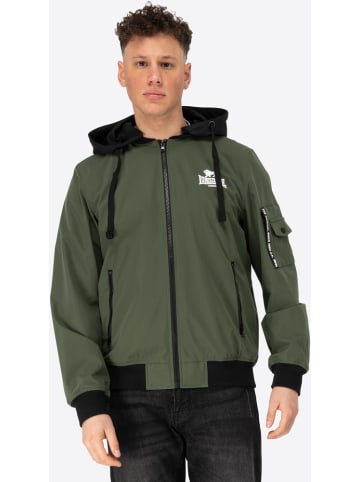 Lonsdale Jacke "Shalford Jacke Mit Kapuze Schmale Passform" in Grün