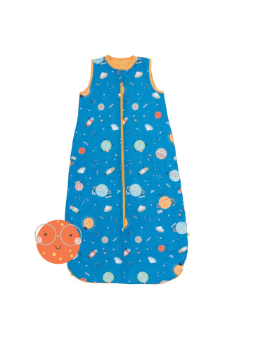 Schlummersack Babyschlafsack, 1.0 TOG in Blau-Gelb