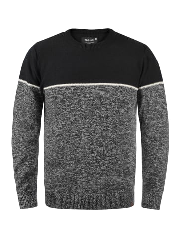 INDICODE Strickpullover IDLynn 35418MM Strickpulli aus Feinstrick in Schwarz