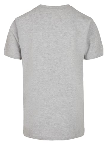 F4NT4STIC T-Shirt I BELIEVE UFO Alien Raumschiff Retro in grau meliert