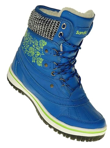 Roadstar Winterschuhe in Blau/Gelb