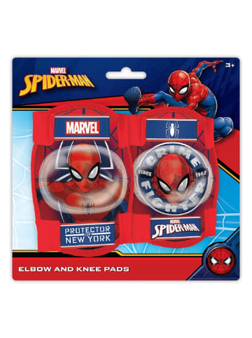 MARVEL Spider-Man 4-tlg Kinder-Schützer Knie & Ellbogen Schutz-Set