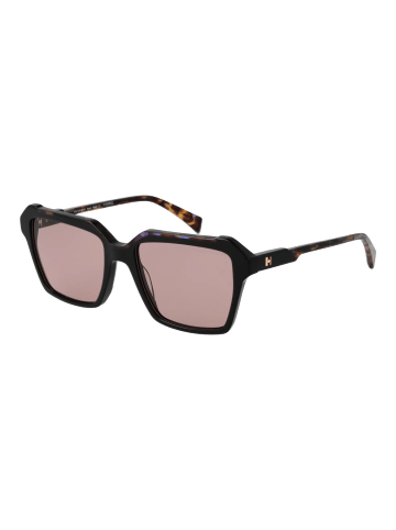 Ana Hickmann Damen Sonnenbrillen Quadrat Schwarz