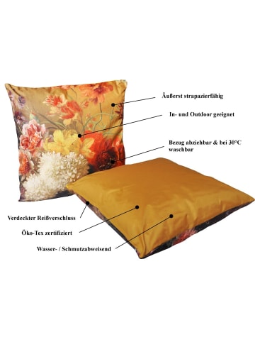 JACK Outdoor Dekokissen Motiv 45x45cm inkl. Füllung Wildblumen