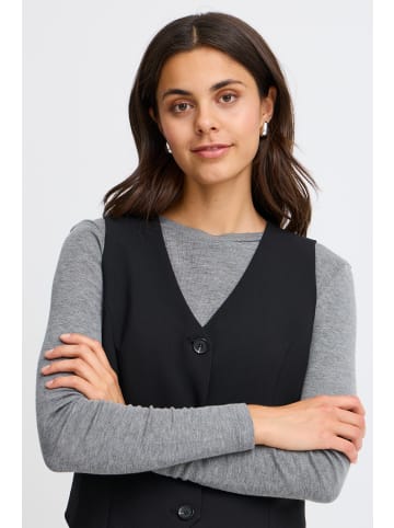 Fransa Weste FRABIGAIL Tight fit in Black