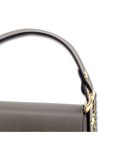 Florence Florence Umhängetasche Leder grau ca. 19cm