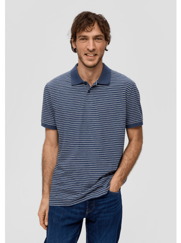 s.Oliver Polo-Shirt kurzarm in Blau