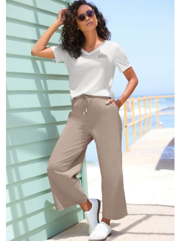 ELBSAND V-Shirt in weiß