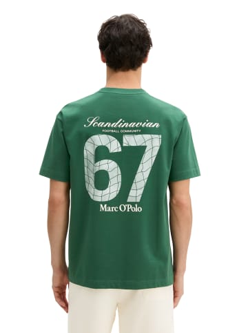 Marc O'Polo MOP Club '67  Football T-Shirt, Heavy Jersey, Oversize in Ivy Green