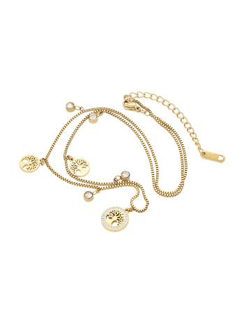 faina Women Charm Necklace in Gold