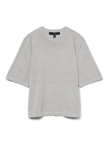 Vero Moda Strickpullover in Light Grey Melange