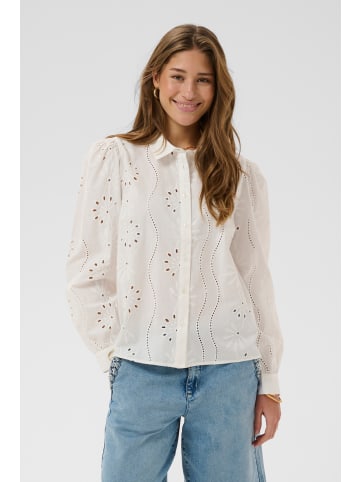 Cream Langarm - Hemd CRSigne Regular fit in Snow White