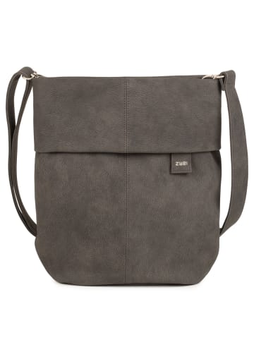 Zwei Mademoiselle M12 - Schultertasche 32 cm in nubuk-stone