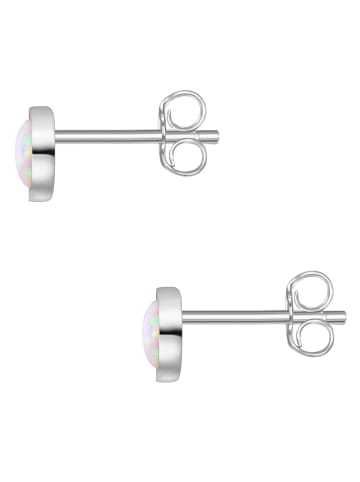 Glanzstücke München Ohrringe aus Sterling Silber mit Opal (synth.) in silber