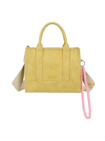 Fritzi aus Preußen SquareN Vintage Handtasche 20.5 cm light curry