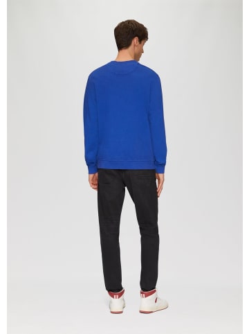 s.Oliver Sweatshirt in 5612_ozeanblau