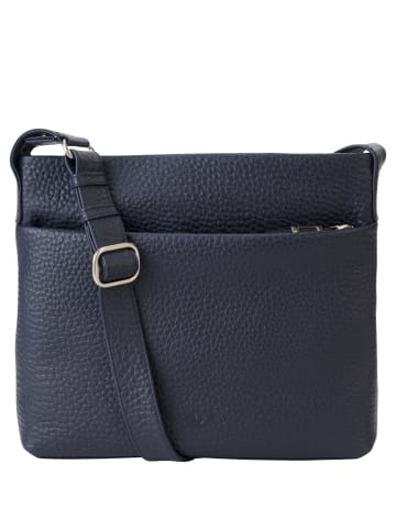 VLD VOi Leather Design Hirsch Bristol Umhängetasche Leder 28 cm in blau