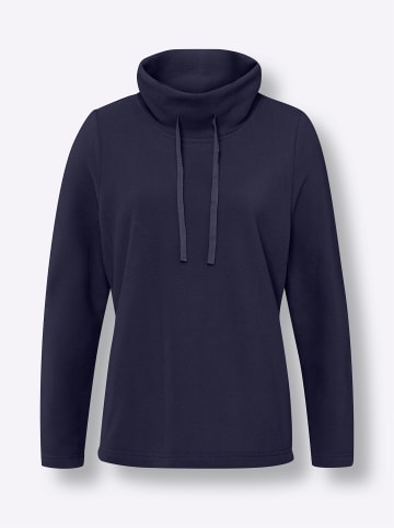 Sieh an! Fleece-Shirt in marine