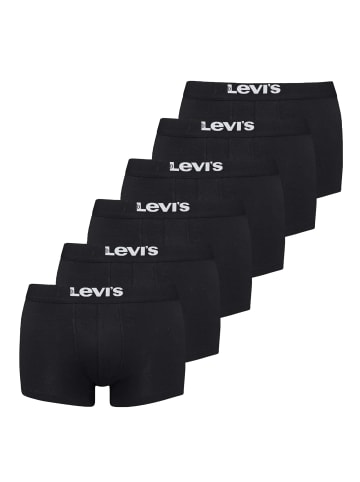 Levi´s Boxershort 6er Pack in Schwarz