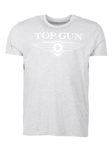 TOP GUN T-Shirt TG20201045 in grey melange