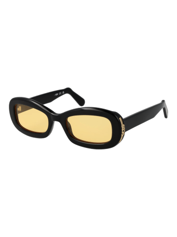 GCDS Unisex Sonnenbrillen Rechteck Schwarz