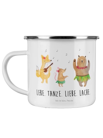 Mr. & Mrs. Panda Haferl Waldtiere Aloha mit Spruch in Weiß