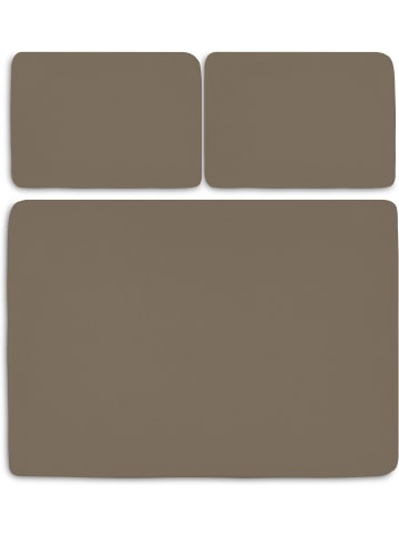 Aspero Wasserdichte Palettenkissenbezüge 3-teilig Manduria in Taupe