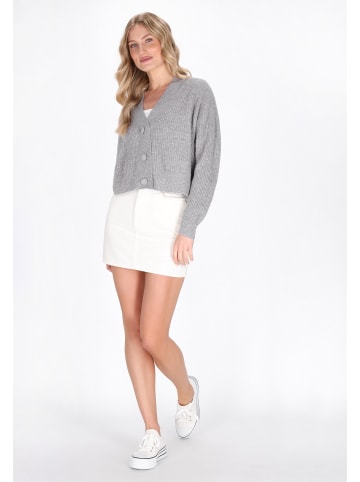 DreiMaster Women Cardigan in light grey melange