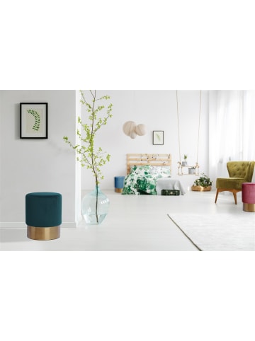 Kayoom Hocker Nano in grün - petrol