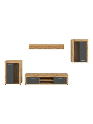 ebuy24 Regal Jam Grau 310 x 35 cm