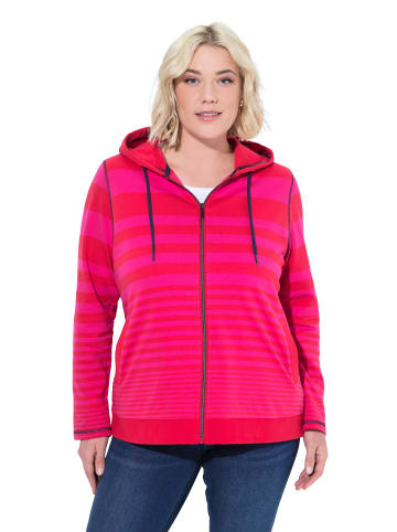 Ulla Popken Sweatjacke in lychee