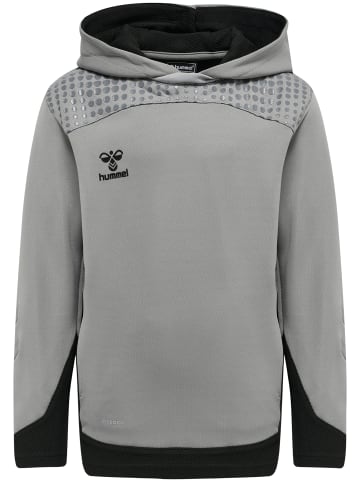 Hummel Verstellbare Taille Kapuzenpullover Hmllead Kinder in GREY MELANGE