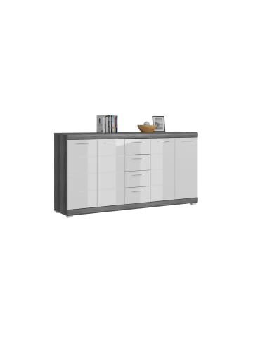 ebuy24 Sideboard Scout Grau 165 x 37 cm