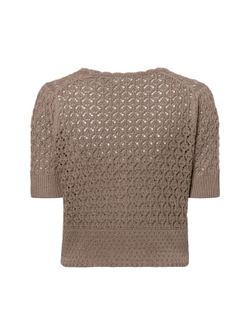 Marie Lund Strickjacke in schlamm - 0001