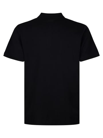 Petrol Industries Piqué-Poloshirt aus Baumwolle in Oversize ironhouse in Schwarz